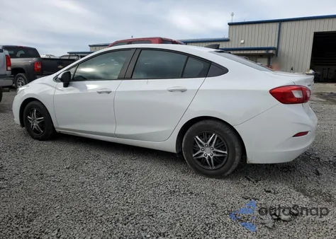 2017 Chevrolet Cruze Ls из США, поврежденный, VIN 1G1BC5SM7H7248092